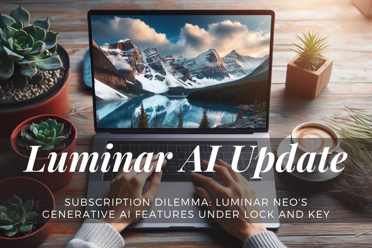 Subscription Dilemma: Luminar Neo's Generative AI Features Under Lock and Key