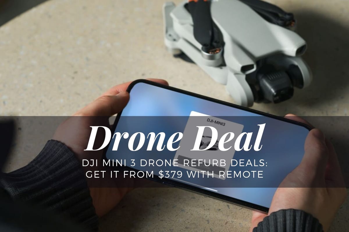 Offres de remise à neuf du drone DJI Mini 3 : À partir de 379 $ avec la télécommande
