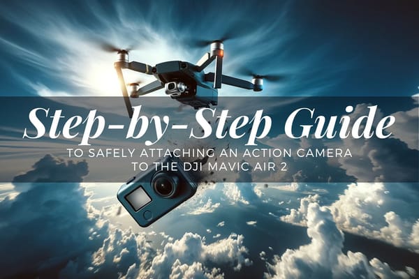 Step-by-Step Guide to Safely Attaching an Action Camera to the DJI Mavic Air 2