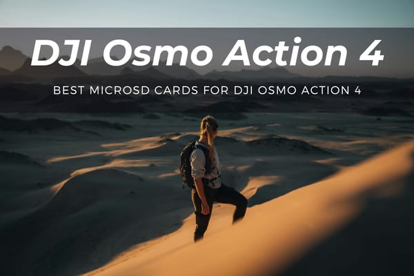 Meilleures cartes microSD pour DJI Osmo Action 4